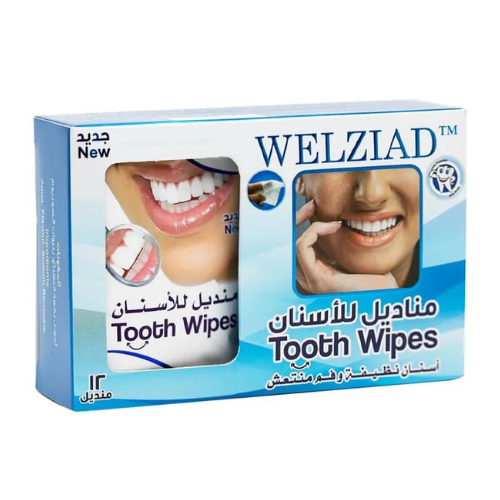 ويلزيا مناديل تنظيف الأسنان 12 منديل